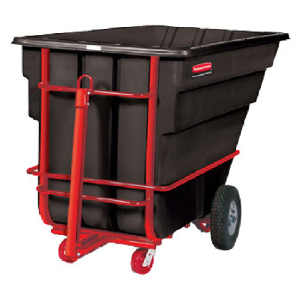 Rubbermaid FG102641BLA Heavy Duty Tilt Truck Towable Open Top