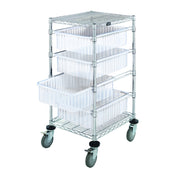 Quantum BC212434M1CL Bin Cart Mobile 21"W X 24"L X 45"H