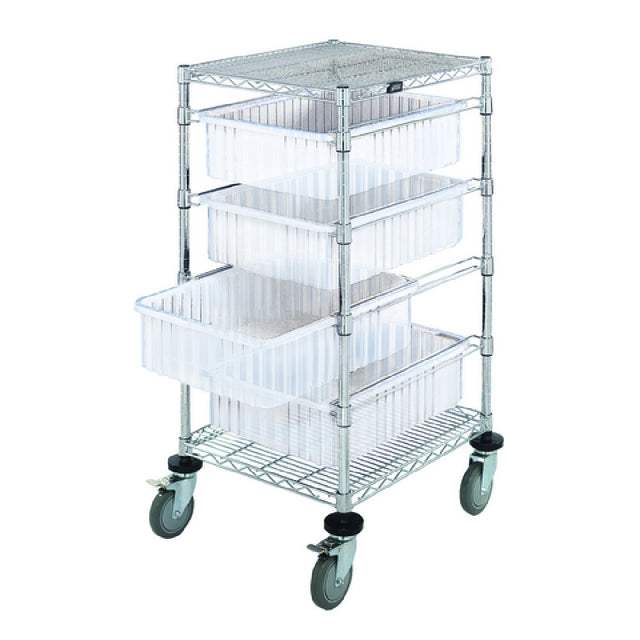 Quantum BC212434M1CL Bin Cart Mobile 21"W X 24"L X 45"H
