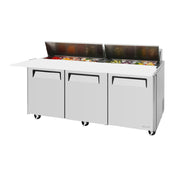 Turbo Air MST-72-18-N M3 Series Sandwich/Salad Unit Three-section Rear Mount Self-contained Compressor