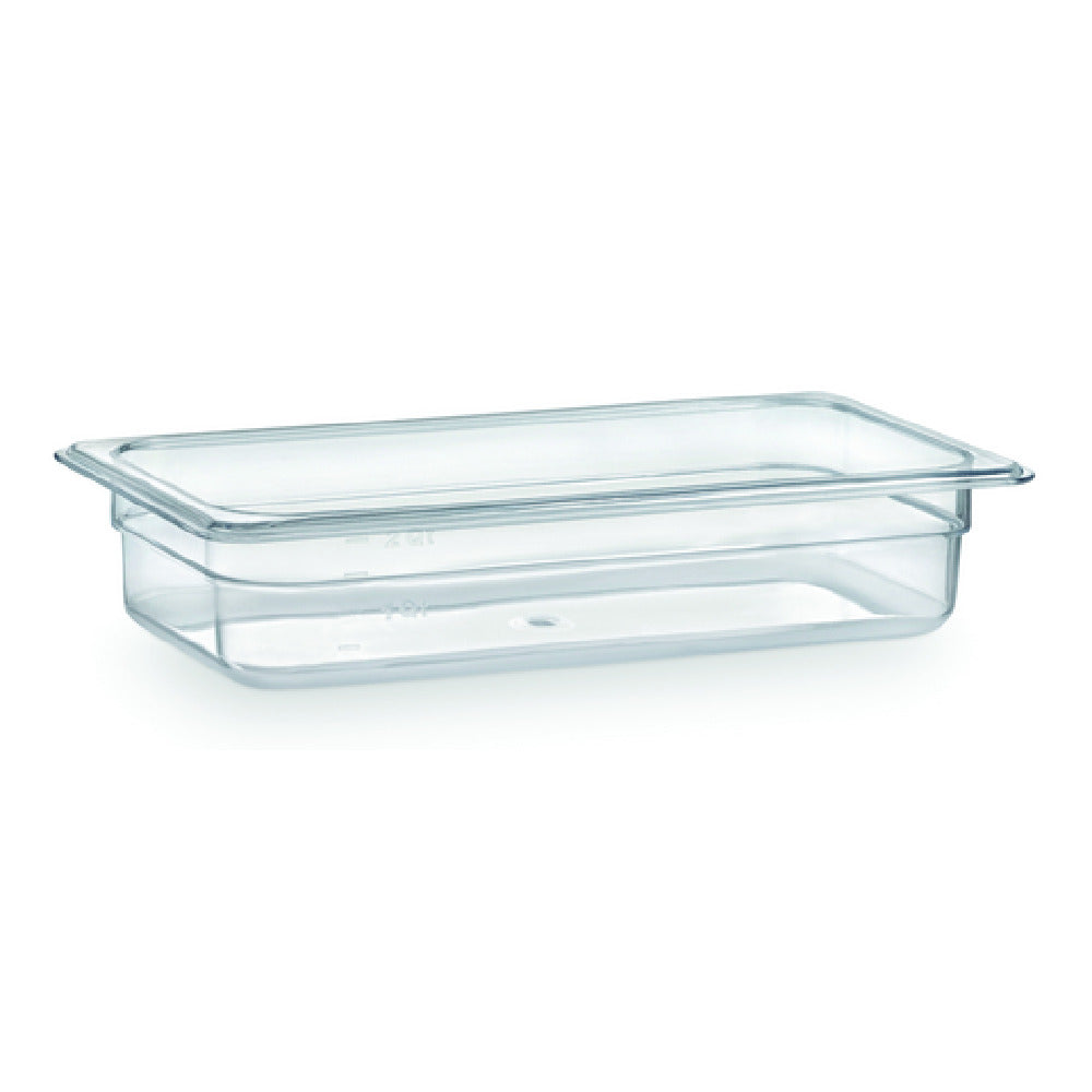 Hubert 31381 - Hubert® Cold Food Pan, 12-4/5"L X 6-15/16"W X 2-1/2"D, Third-size