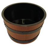 BauscherHepp BBS360 Gourmet Barrel Bowl Set 6-3/4 Qt. Includes: (1) 12" Dia. X 7-3/4"H Brown ABS Bowl