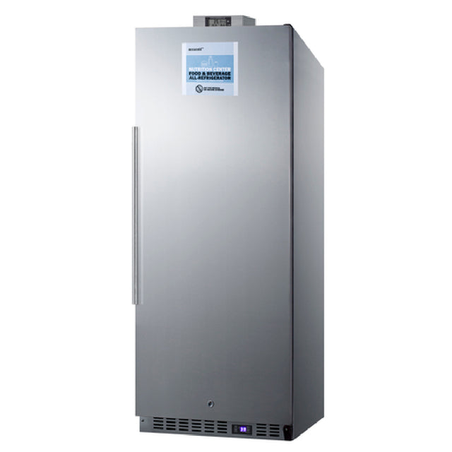 Summit FFAR121SSNZ Accucold Nutrition Center Refrigerator Freestanding One-section