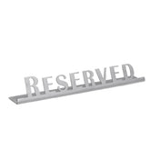 Service Ideas 1C-ST-RESERV-SIGN Table Sign "Reserved" 1"H X 6-1/2"W