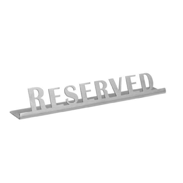 Service Ideas 1C-ST-RESERV-SIGN Table Sign "Reserved" 1"H X 6-1/2"W