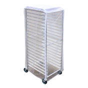 Omcan 47736 (47736) Pan Rack White Top Cover 24″ X 28″ X 62″ Fits Full-size Bun Pan Racks