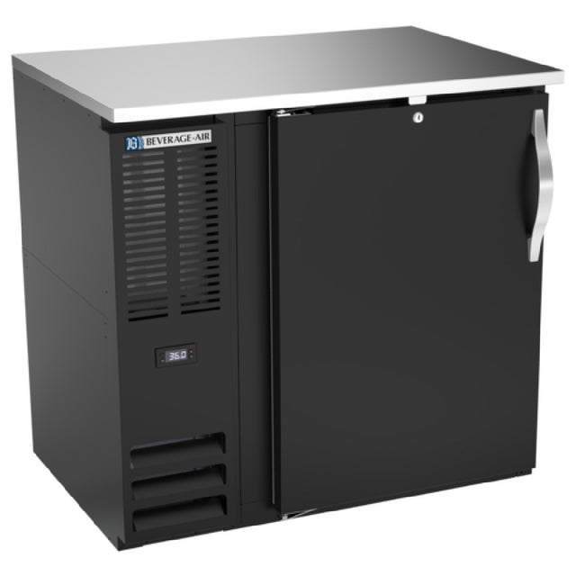 Beverage Air BBN36HC-B - Refrigerated Back Bar Storage Cabinet, One-section, 36"W X 26-3/8"D X 34"H
