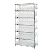 Quantum WRS-7-103CL Bin Systems Unit Stationary 36"W X 18"D X 74"H