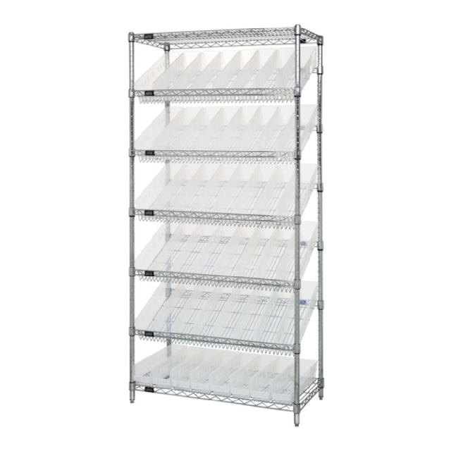 Quantum WRS-7-103CL Bin Systems Unit Stationary 36"W X 18"D X 74"H