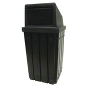 Hubert 82779 - Trash Receptacle, 32 Gallon, 18-1/4" X 18-1/4" X 29"H