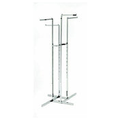 Hubert 32257 - Garment Rack, 4-way: (4) 16" Straight Arms, 41" Overall Width