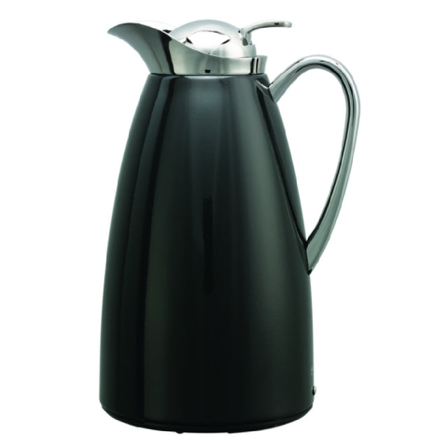 Service Ideas CJZS1BLK Classy™ Vacuum Carafe 1 Liter (33.8 Oz.) 5-1/2" X 6-1/2" X 10"