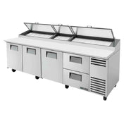 True Refrigeration TPP-AT-119D-2-HC_RH Pizza Prep 33 41°F Pan Rail
