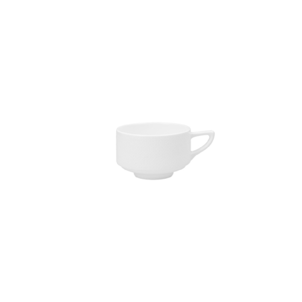 Zwiesel Fortessa FBC-ORNA-405 - FBC Ornament Contemporary Handle Stack Coffee/Tea Cup