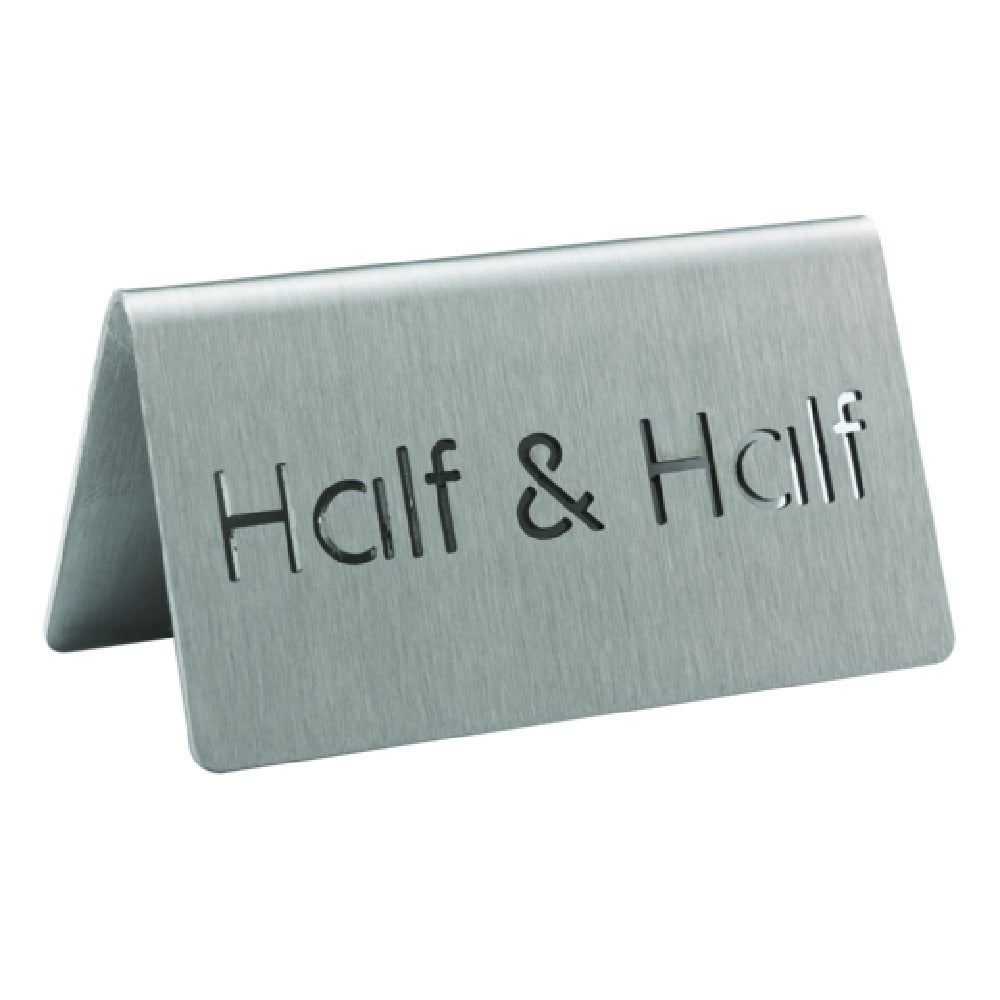 Service Ideas 1C-BF-HALFNHALF-MOD Beverage ID Tent "Half & Half" Laser Cut