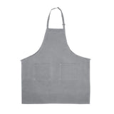 Empura 167BAADJGR - Bib Apron, 32" X 28", (2) Front Pockets