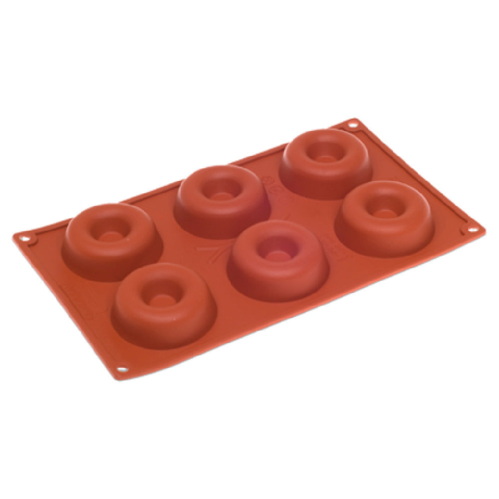 JB Prince M510 K - Pavoni Mold, 12"L X 7"W, (6) Savarin