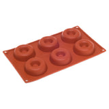 JB Prince M510 K - Pavoni Mold, 12"L X 7"W, (6) Savarin