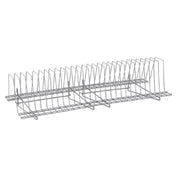 Metro TDR36K4 SmartWall Tray Drying Rack 36"W Metroseal Gray Epoxy-coated Corrosion-resistant Finish With Microban® Antimicrobial Protection