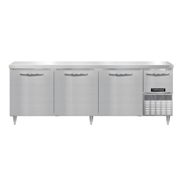 Continental Refrigerator DRA93NSS Designer Line Refrigerated Base Worktop Unit