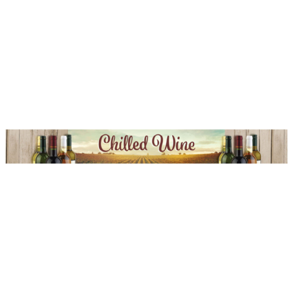 Beverage Air 409-423C-069 Vineyard Chilled Wine Sign For MMR66 & MMR72