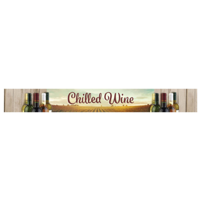 Beverage Air 409-423C-069 Vineyard Chilled Wine Sign For MMR66 & MMR72
