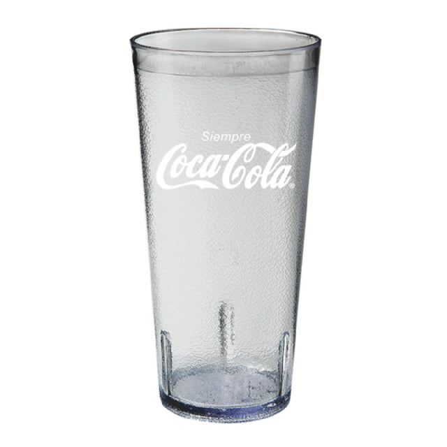 GET 6624-CSP - Spanish-Coke Tumbler, 24 Oz., Textured