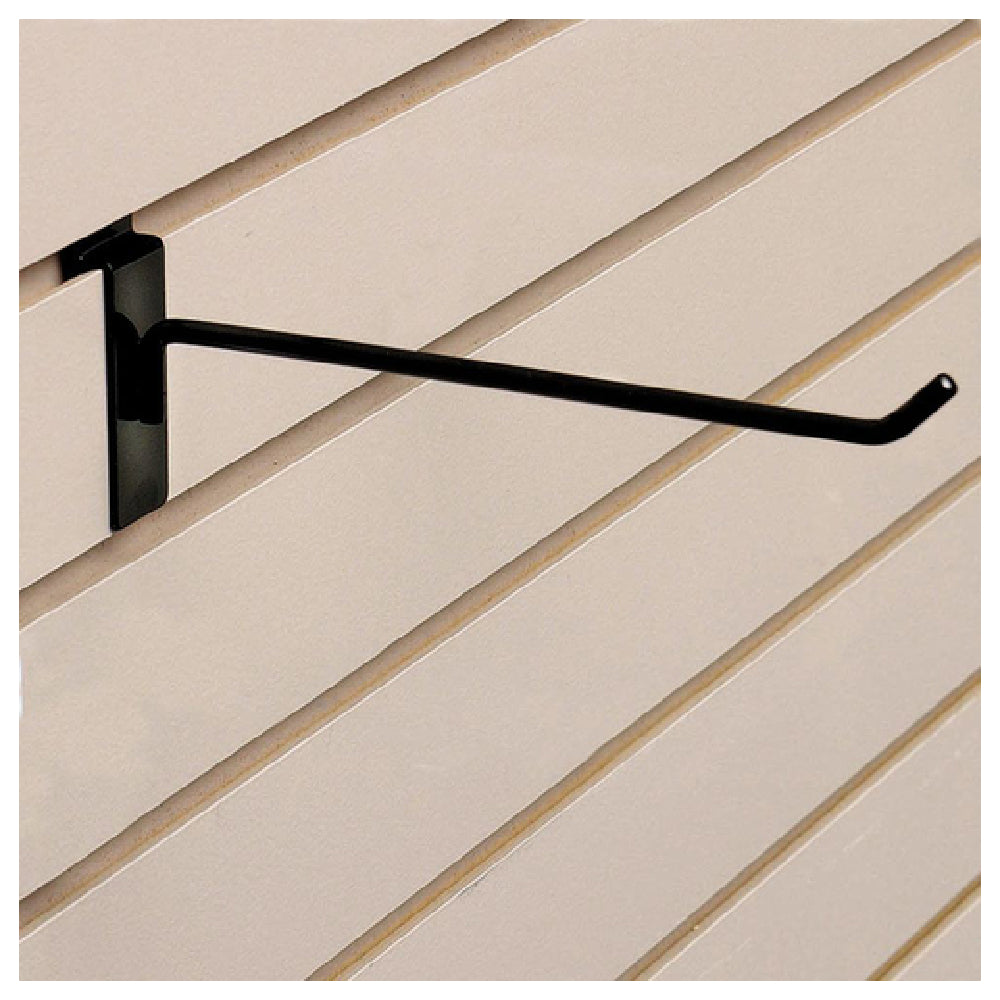 Hubert 27213 - Slatwall Hook, 1/4" Dia. X 8"L, Steel