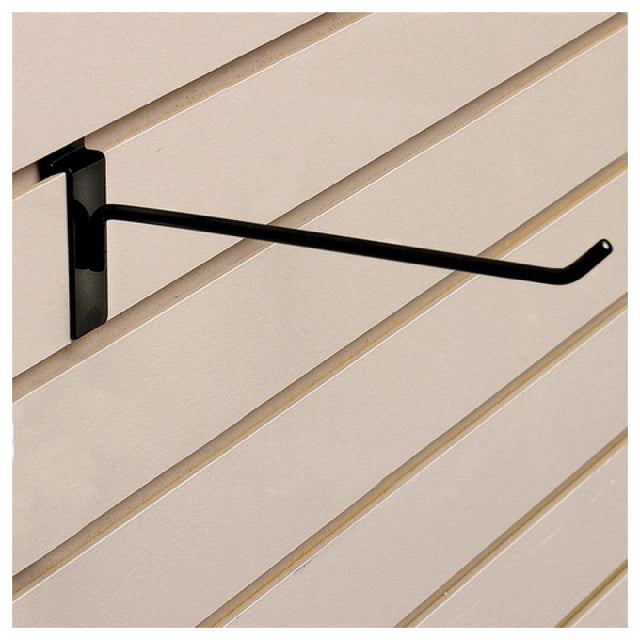 Hubert 27213 - Slatwall Hook, 1/4" Dia. X 8"L, Steel