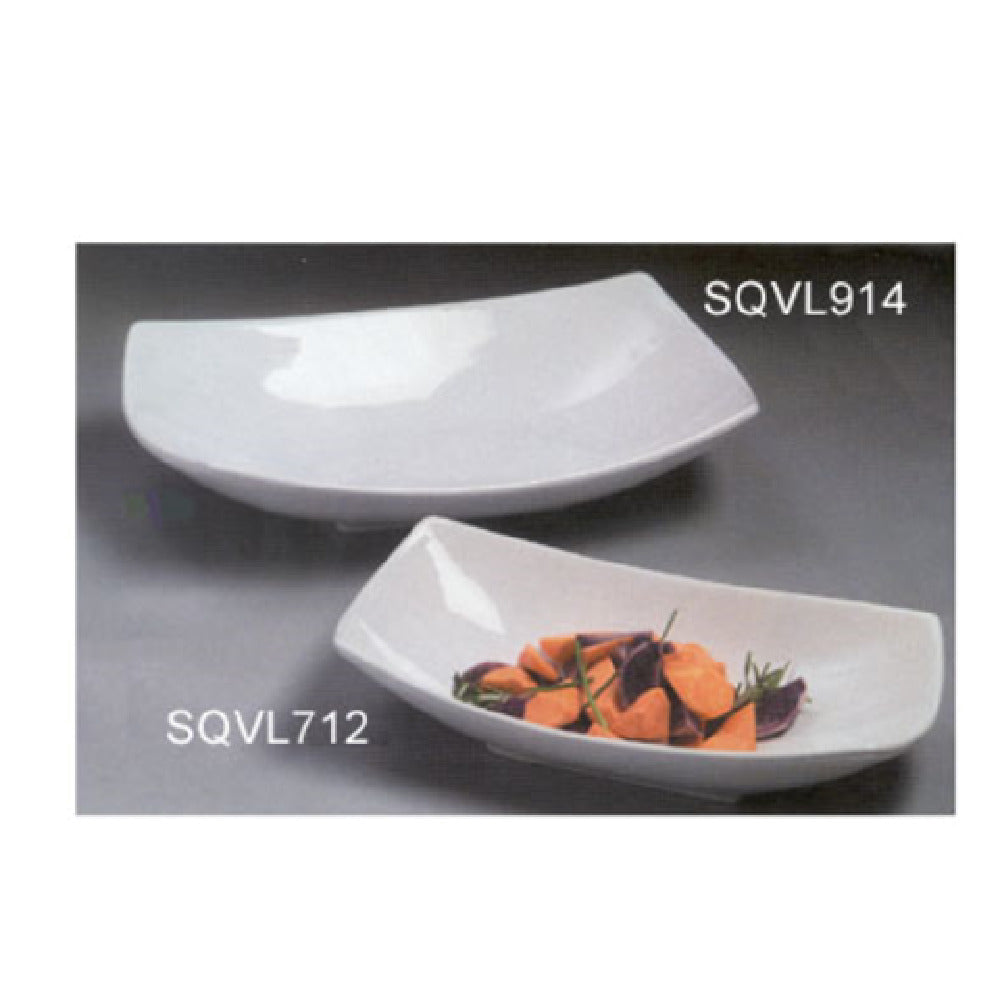 American Metalcraft SQVL712 Prestige™ Squoval™ Bowl 37 Oz. 12" X 7" X 2-3/4"
