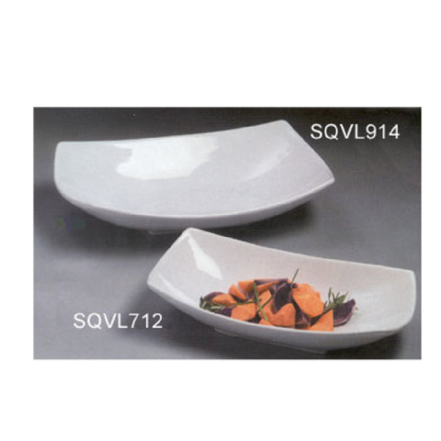American Metalcraft SQVL712 Prestige™ Squoval™ Bowl 37 Oz. 12" X 7" X 2-3/4"