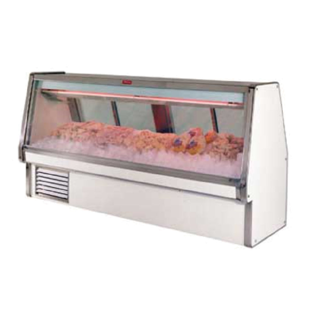 Howard-McCray SC-CFS34E-6-S-LED Fish/Poultry Service Case 76-1/2"W Double Duty