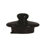 Service Ideas TPCELIDBL Service Ideas Ceramic Teapot Replacement Lid Black