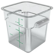 Carlisle 11951AF07 Carlisle Squares Food Storage Container 4 Qt. 7-1/8" X 7-3/10"H