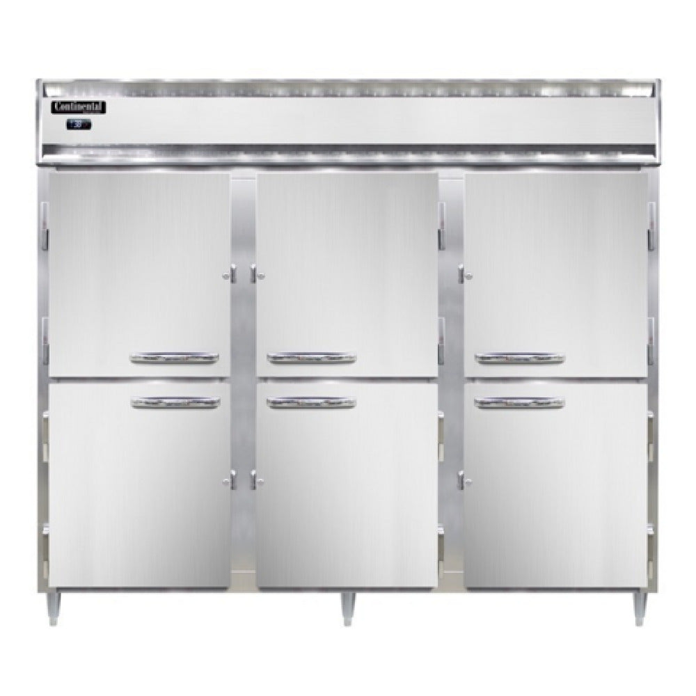 Continental Refrigerator D3RENPTHD-SD-GD Designer Line Wide Refrigerator 75 Cu. Ft. Capacity