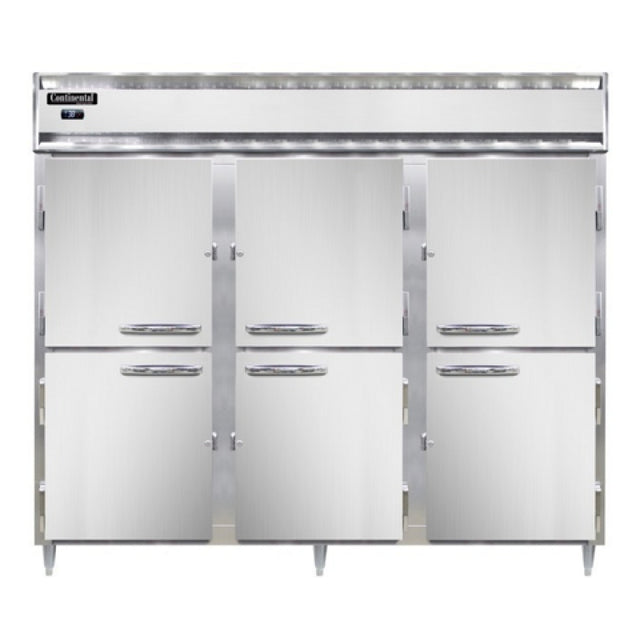 Continental Refrigerator D3RENPTHD-SD-GD Designer Line Wide Refrigerator 75 Cu. Ft. Capacity