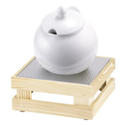 GET Enterprises 3562/010 China Bowl 1.5 Liter Spruce Wood Base