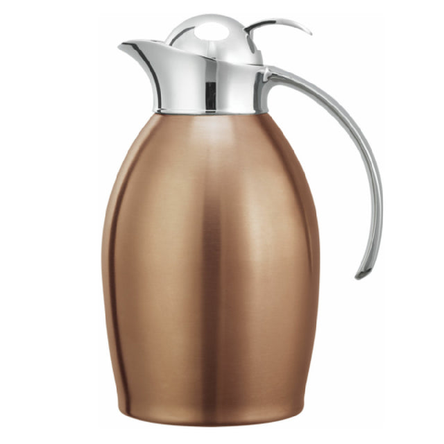 Service Ideas NIC10BSPBRG Nicollet Series Carafe 1 Liter (33.8 Oz.) 4-3/4" X 6" X 8-1/4"