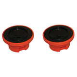 Service Ideas SVPLIDOR Brew Thru Lid Only For SHS19SD Orange (pack Of 2) (Priced Per Pack 12 Packs Per Case)