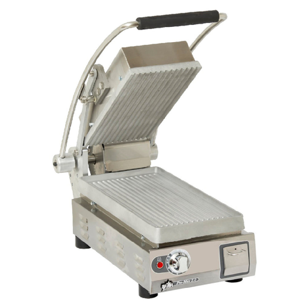 Star PGT7A Pro-Max 2.0® Sandwich Grill 7.5" W X 14.2"D Grooved Aluminum Cooking Surface