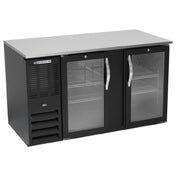 Beverage Air BB58HC-FG-B - Refrigerated Food Rated Back Bar Storage Cabinet, Two-section