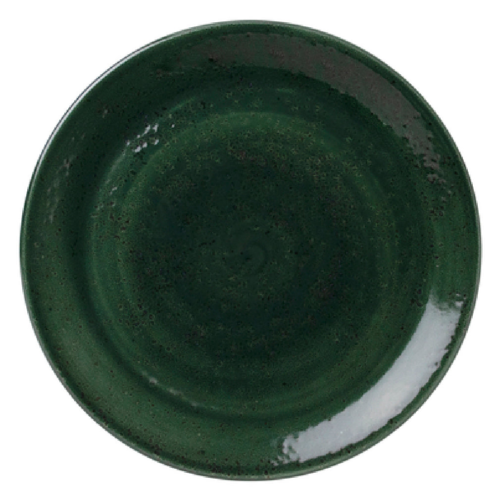 Steelite 12030566 Taste Coupe Plate 10.0"Vesuvius Burnt Emerald