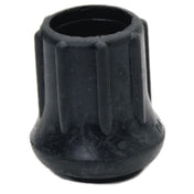 Royal CRUTCH TIP - Crutch Tip, 1" Dia., Black Rubber
