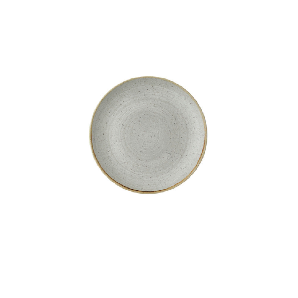 Churchill China SRGYEV101 Coupe Plate 10.25" Dia. Raw Grey Evolve