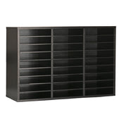 Alpine Industries ADIOF201-01-BLK Literature File Organizer 27 Compartment Cardboard