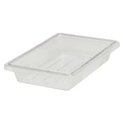 Rubbermaid FG330400CLR Food/Tote Box 5 Gallon 18"L X 12"W X 9"D