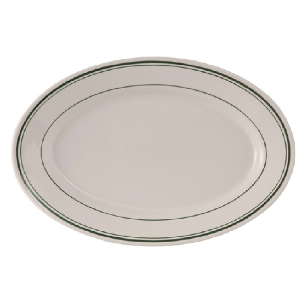 Tuxton TGB-039 Platter 13-1/2" X 9" Oval