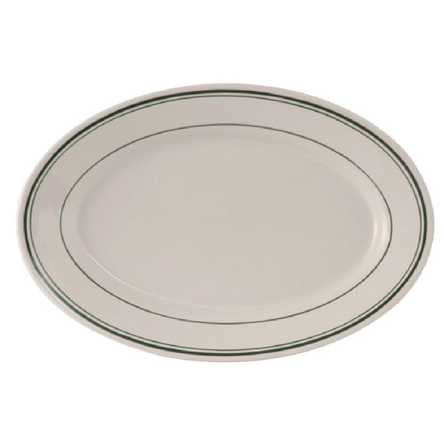 Tuxton TGB-039 Platter 13-1/2" X 9" Oval
