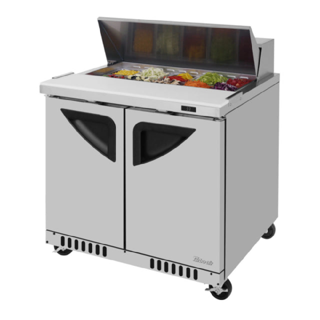 Turbo Air TST-36SD-FB-N Super Deluxe Sandwich/Salad Unit Front Breathing Airflow