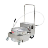 MirOil USA BD707 Oil Filter Machine/Discard Trolley 1 Way Pump For Fryers With Drain Valves